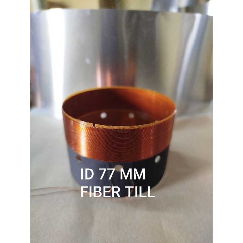 spul spol spoel voice speaker ID 77 MM FIBER TILL