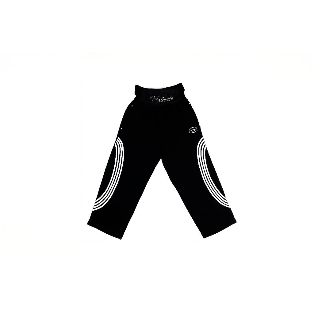 Pndxz || Sweatpants Double Waist || Black