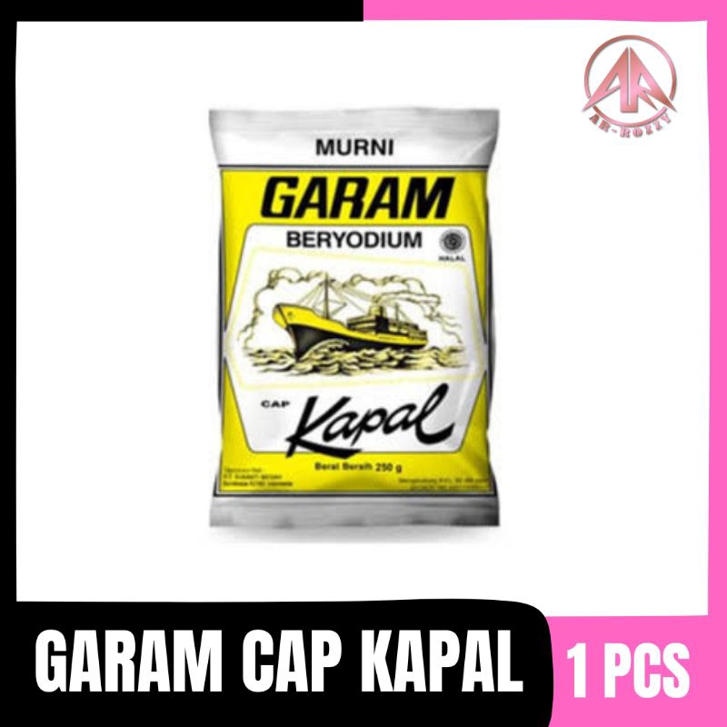 

GARAM KAPAL MURNI BERYODIUM 250GR