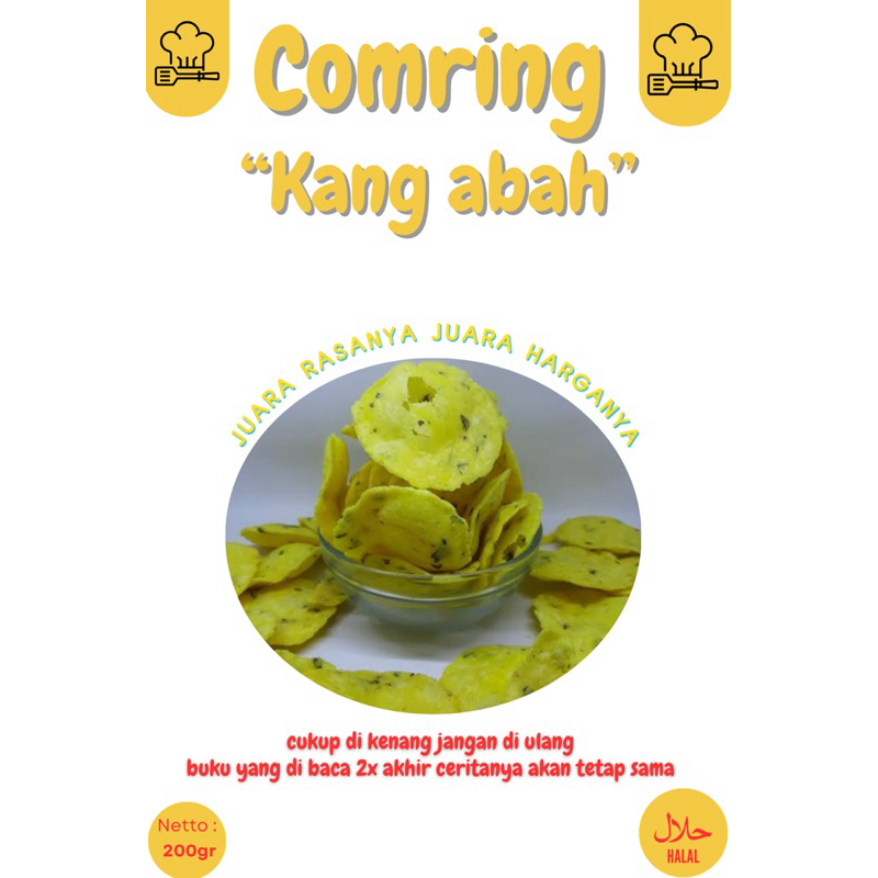 

Comring Bawang 200 Gr rasanya 100% mantap
