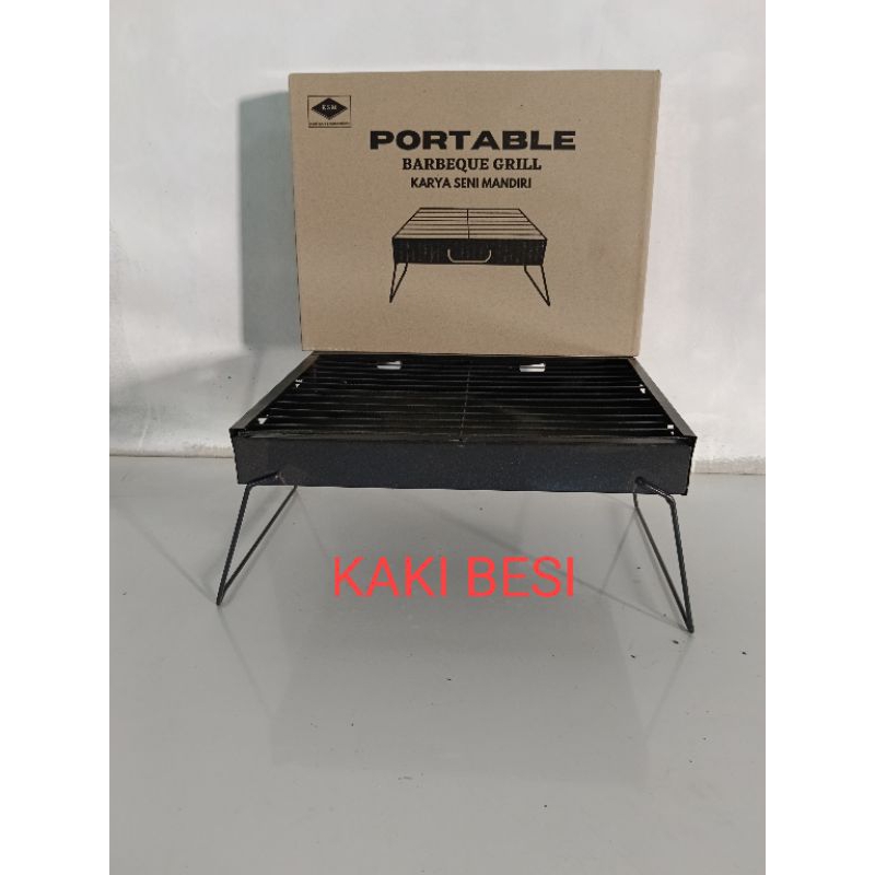 Alat panggang portable lipat serba guna