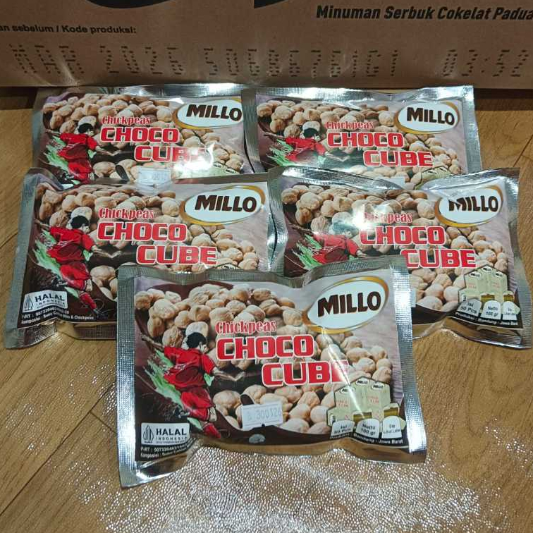 

Millo Cube Kacang Arab 5 Pack (Per Pack Isi 50 Cube)