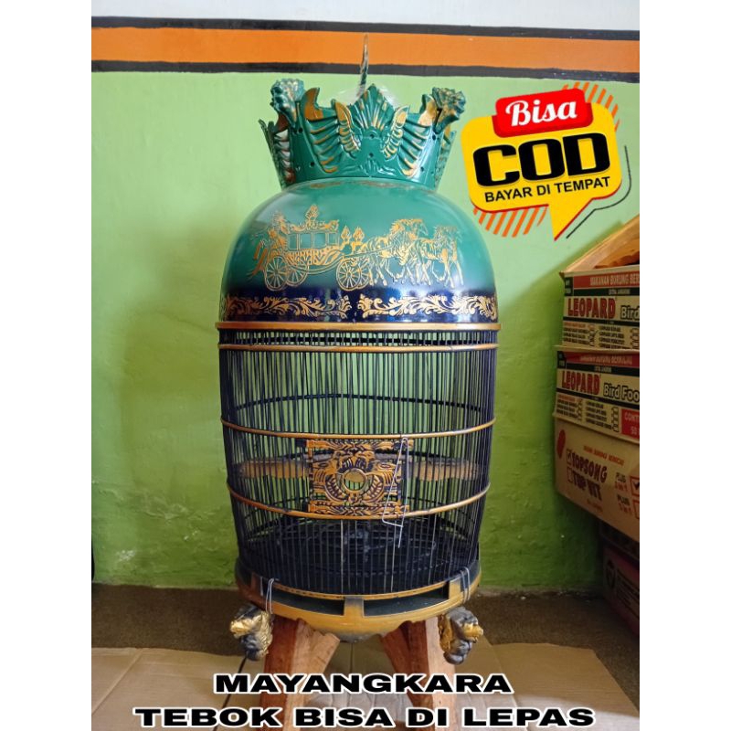 Sangkar Perkutut Fiber Mayangkara Tebok Bisa Di Lepas Terbaru +Free 2 cepuk