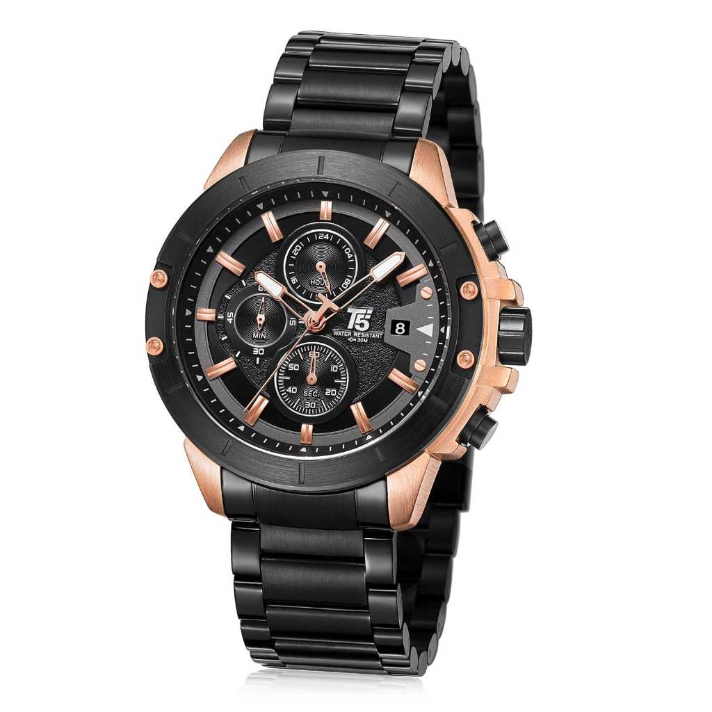 T5 H3636 Original / 100% Anti Air Jam Tangan Pria T5 3636G