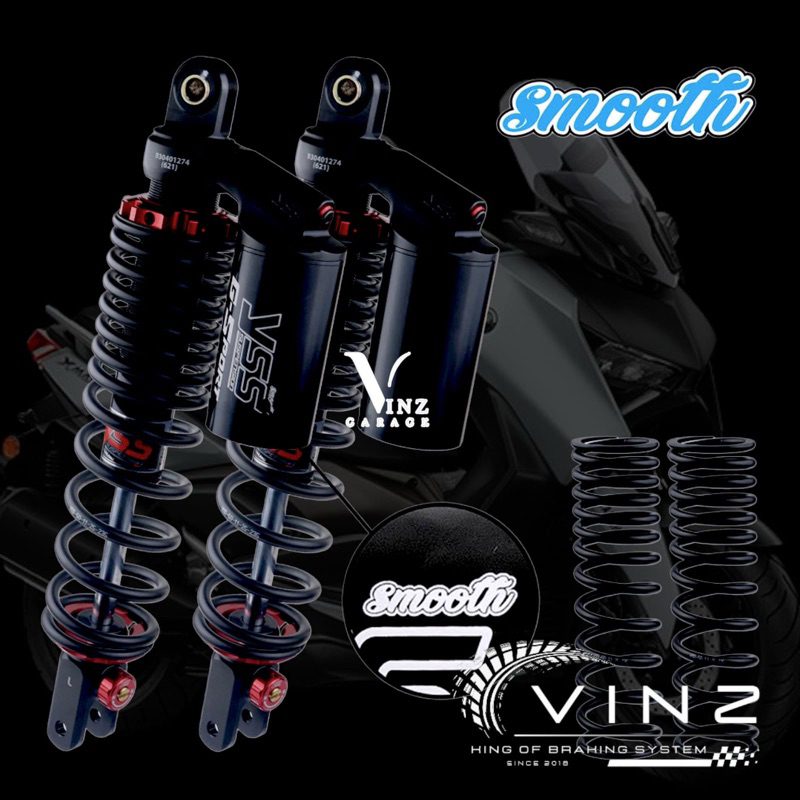 Shock YSS GSport Yamaha Xmax Black Series 350 MM // Shockbreaker Yamaha Xmax YSS G-Sport Smooth Blac
