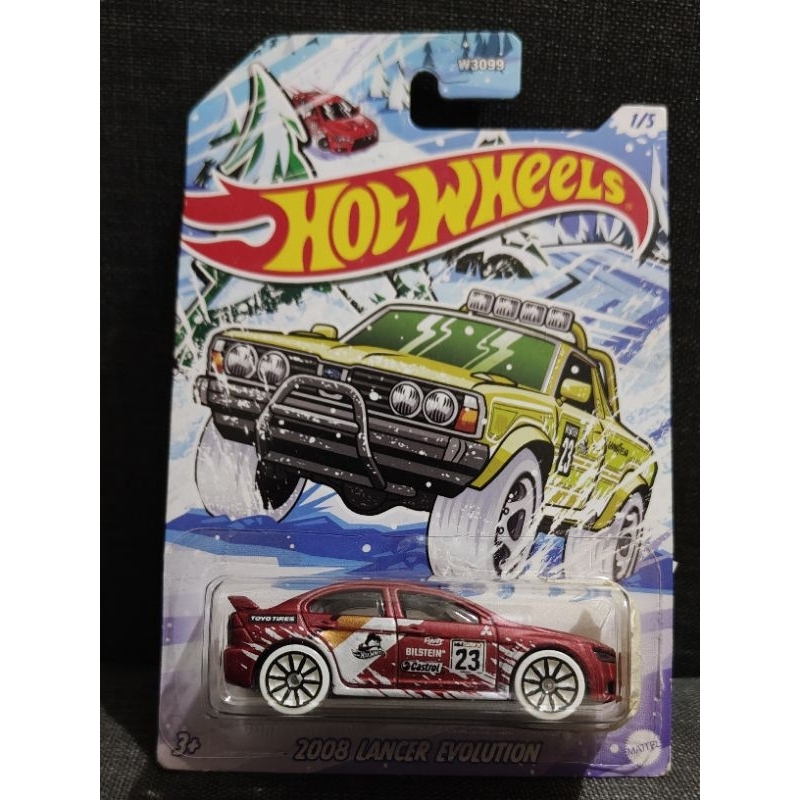 Hot Wheels 2008 Mitsubishi Lancer Evolution HW Winter