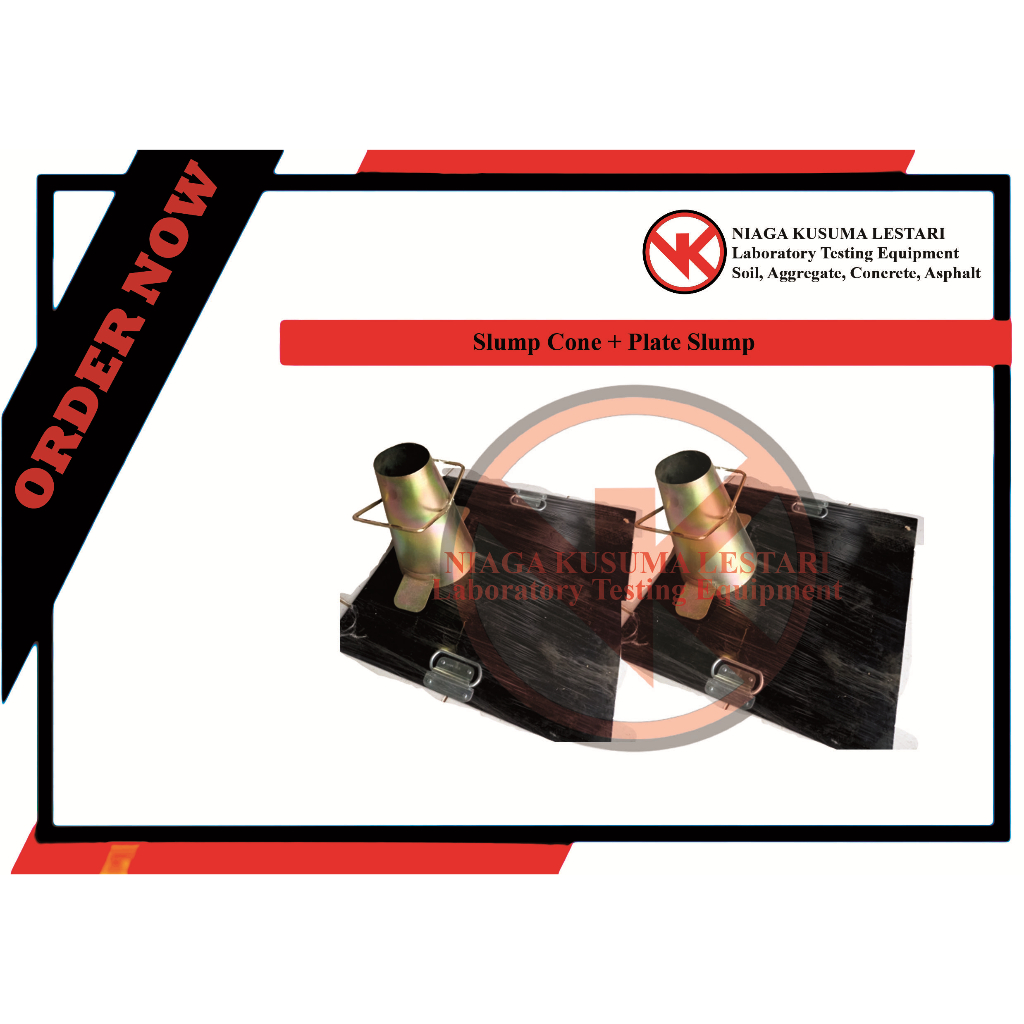 corong slump test plat slump test base plate kerucut abraham slump test beton