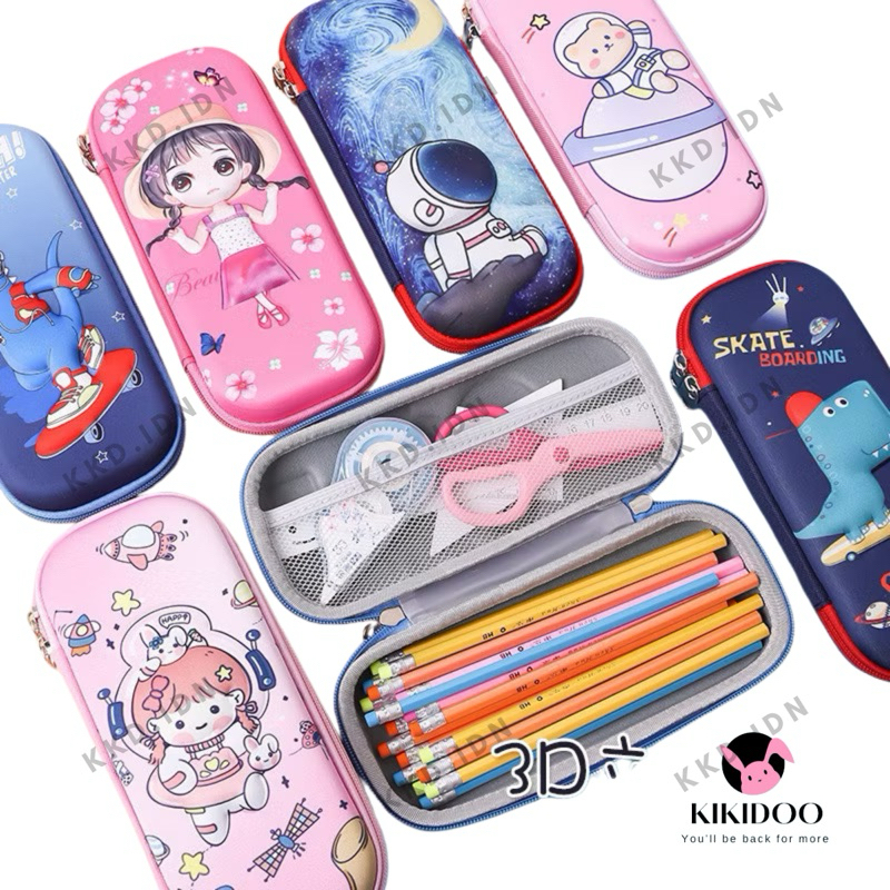 

KKD Kotak Pensil Anak 3D Timbul Anti Pecah – Tempat Pensil Lucu Sekolah | Motif Karakter Gemas