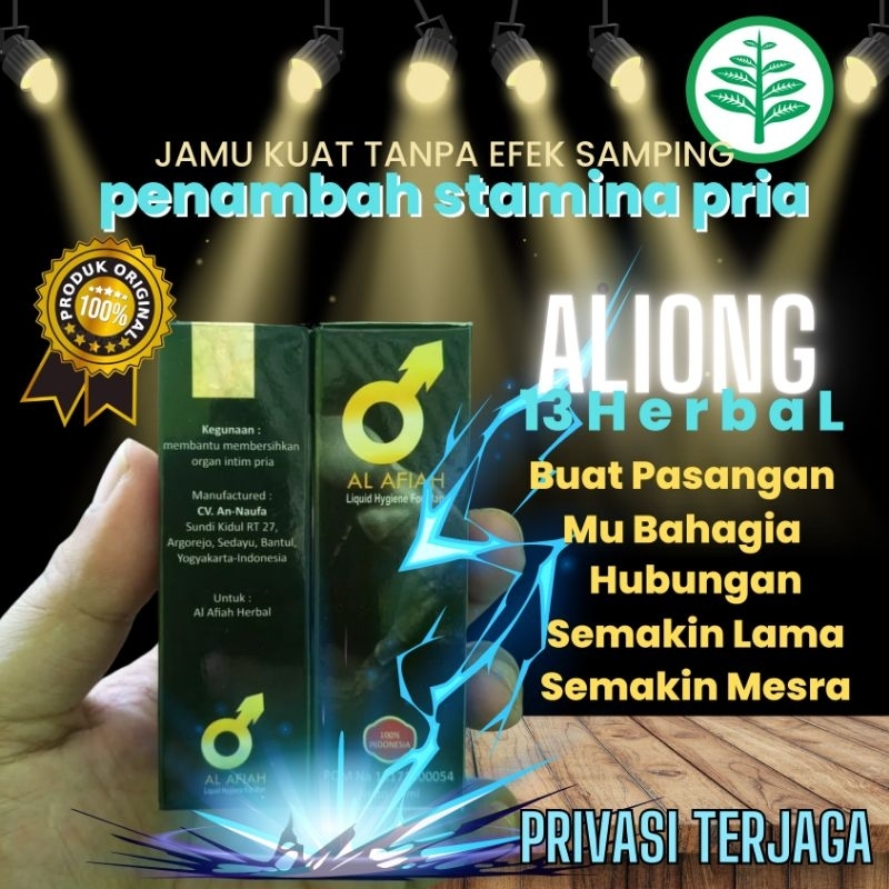 minyak oles Al Afiah asli original obat kuat pria tahan lama terbaik