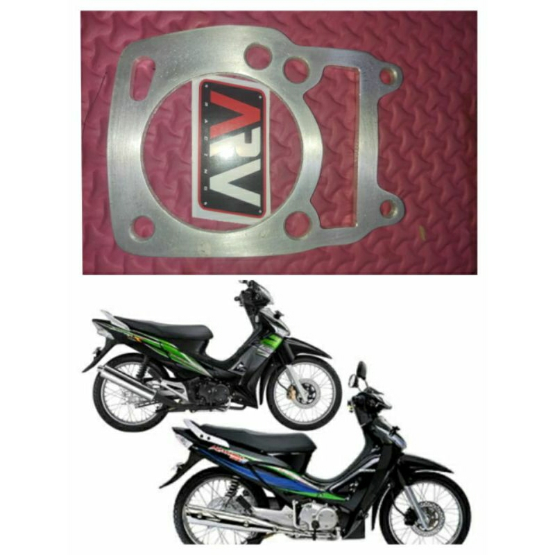 Gasket packing block honda karisma supra x125 1mm 2mm 3mm 4mm 5mm paking blok 1,5mm 2,5mm 3,5mm 4,5m