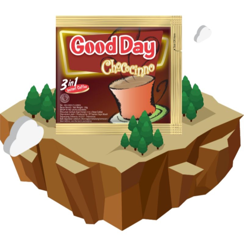 

[AYOBUY.ID] GOOD DAY CHOCOCINNO COFFE 20g 1 RENCENG (ISI 10)