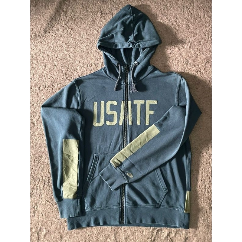Hoodie Zipper - Sweater Hoodie Nike USATF Spellout Official - Original