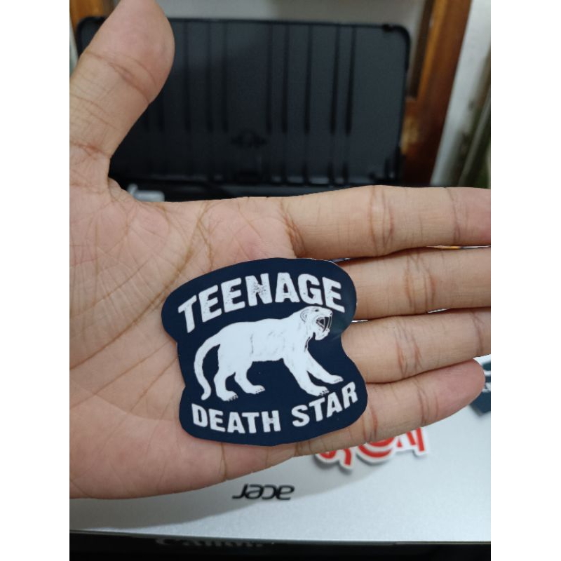 

STIKER SKENA/KALCER/BAND Teenage Death Star , vinyl premium anti air ,serbaguna untuk helm,laptop,tumbler,dan benda-benda kalcermu lainnya.