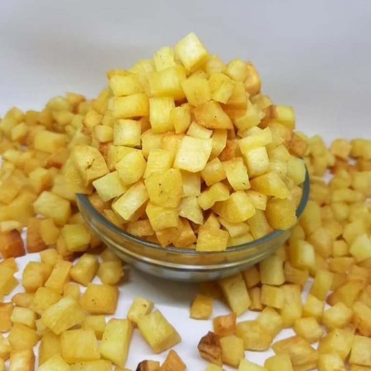 

Singkong crispy original 500 gram potong kotak-kotak renyah di luar lembut di dalam terbuat dari singkong berkualitas