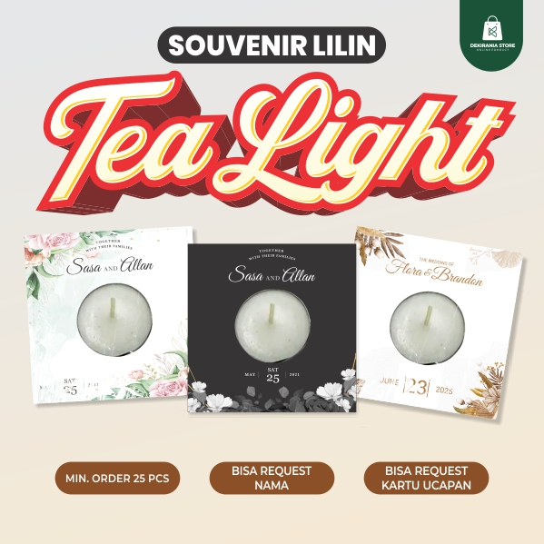 Souvenir Wedding Lilin / Souvenir Penikahan / Pernikahan Aestetik Lilin Murah