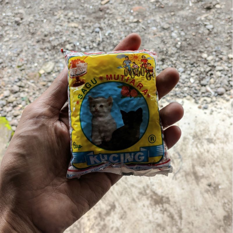 

SAGU MUTIARA "CAP KUCING" 100 GRAM