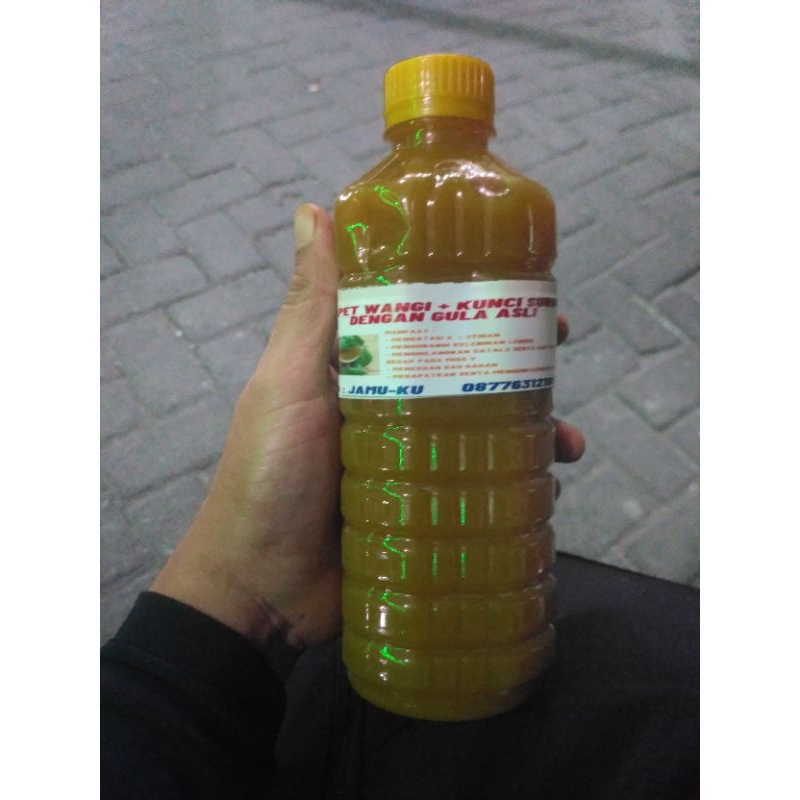 

Jamu Kunci Suruh 500 ml Gula Asli Tanpa Pemanis Buatan dan Pengawet