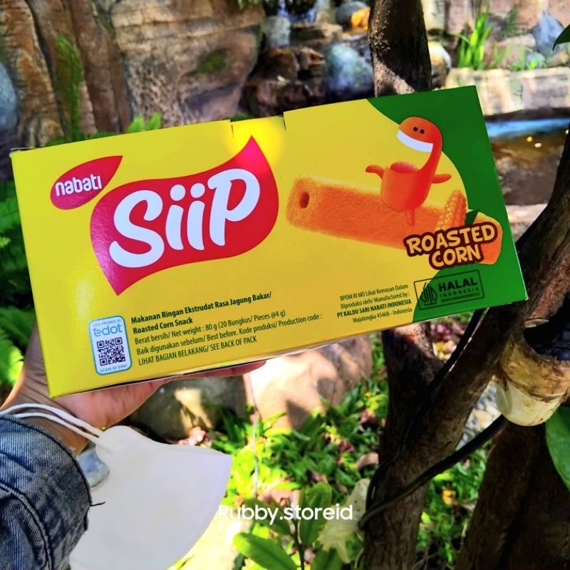 

Nabati SiiP Roasted Corn 80gr (isi 20 pieces @4gr)
