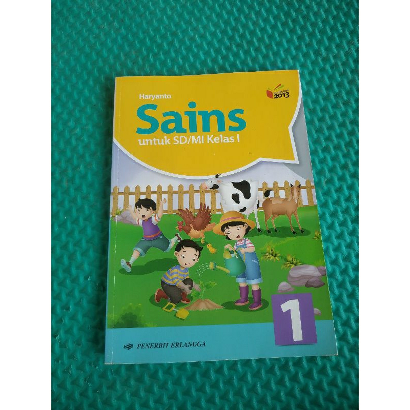 SAINS kelas 1 SD. Erlangga. buku bekas