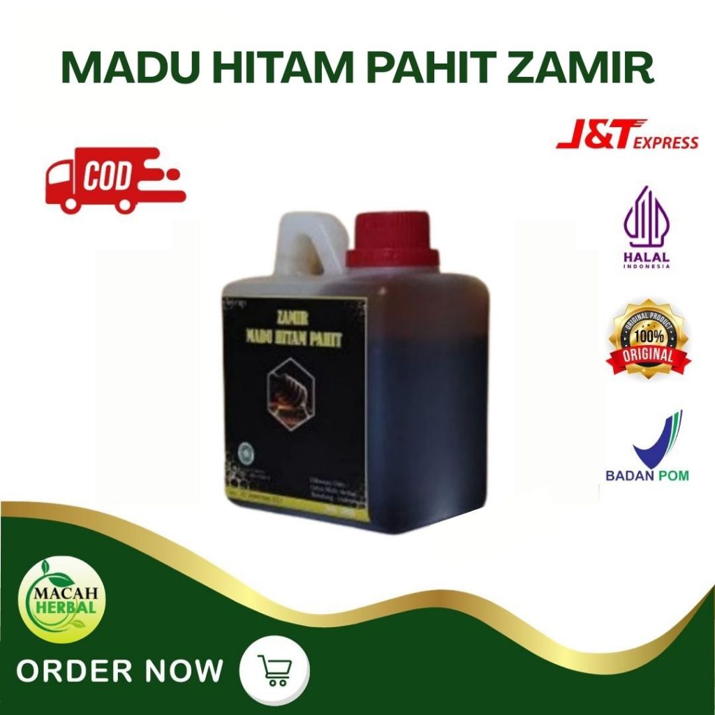 

MADU ZAMIR MADU HITAM PAHIT ORIGINAL - MADU ASLI PREMIUM EKSKLUSIF ZAMIR 500 GRAM
