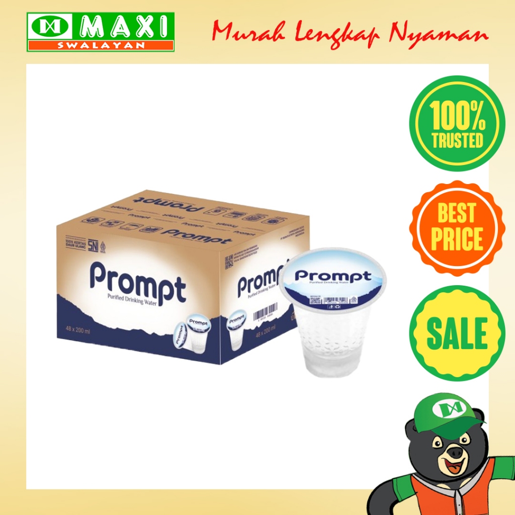 

Prompt Cup 200ml Isi 48Cup