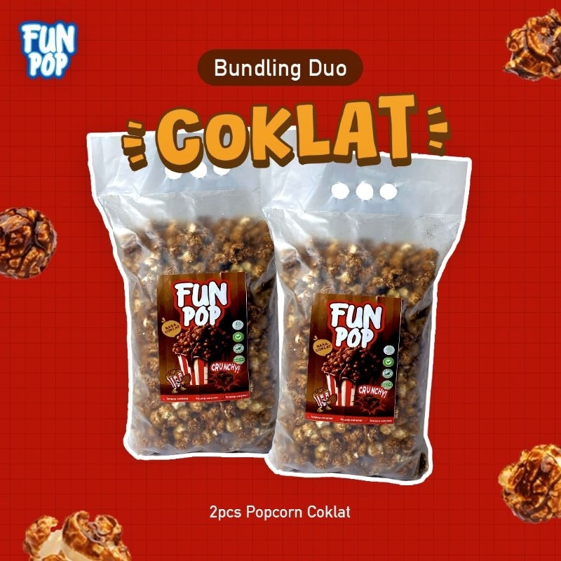 

Funpop Popcorn Combo – Double Choco