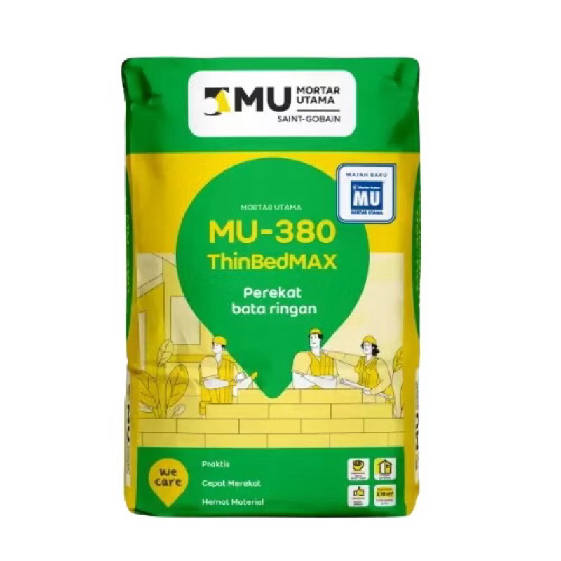 Semen perekat hebel/bata ringan MU 380 40kg