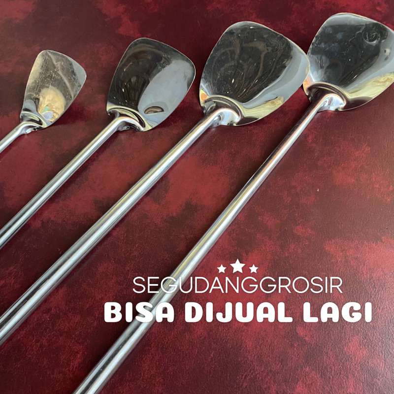 SPATULA STAINLESS/SUTIL STAINLESS/SUTIL SEDANG /SUTIL BESAR/SUTIL JUMBO