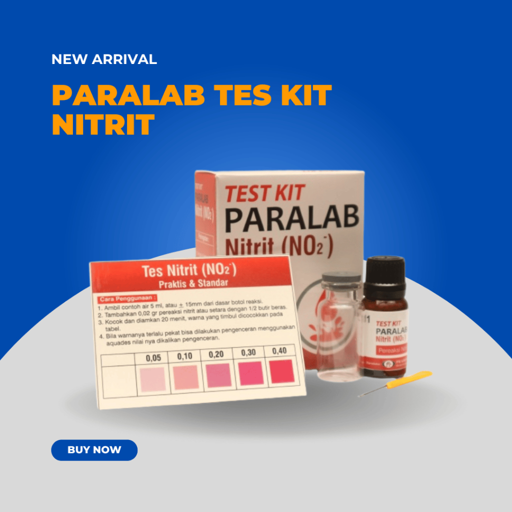TESKIT PARALAB NITRIT - Alat untuk tes nitrit pada kolam