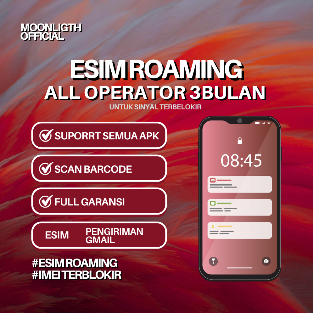 Esim/Sim Aktiviti 3 BULAN ALL OPERATOR Anti Blokir hp inter | Solusi IMEI iPhone dan Android | esim 