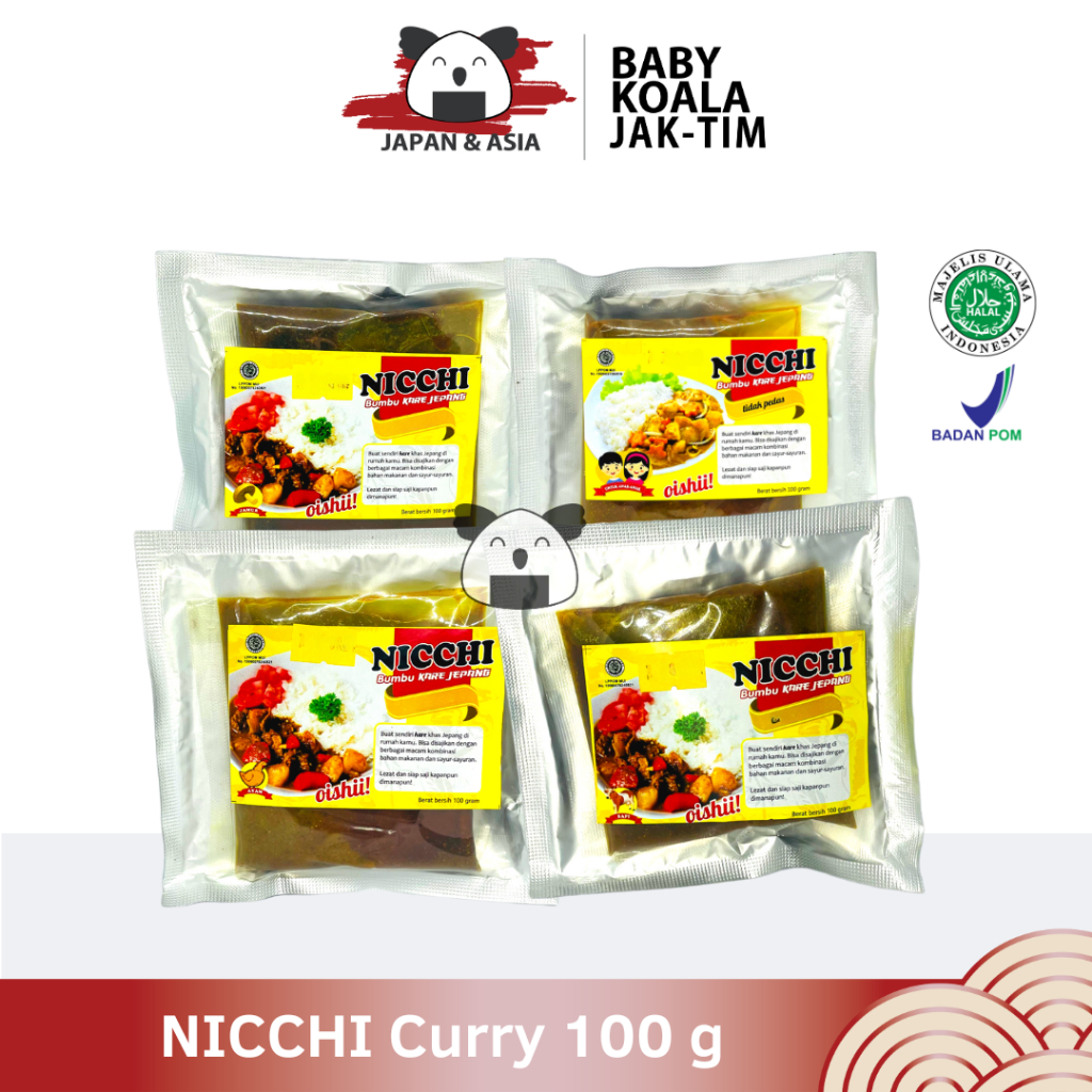 

Nicchi Bumbu Kare Jepang 100 g Halal │ Japan Curry Kari Ala Jepang - Jaktim