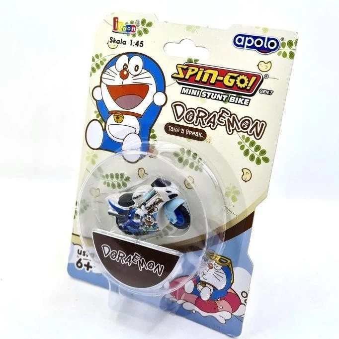 Apolo Spingo Mini Stunt Bike Idoon Spin-Go! Original Gen.7 Spin Go / Spin Go Motor Original -Biru
