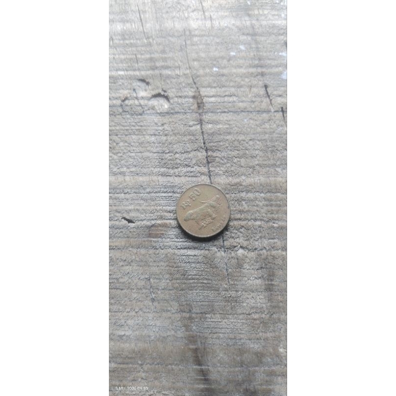 koin 50 perak komodo