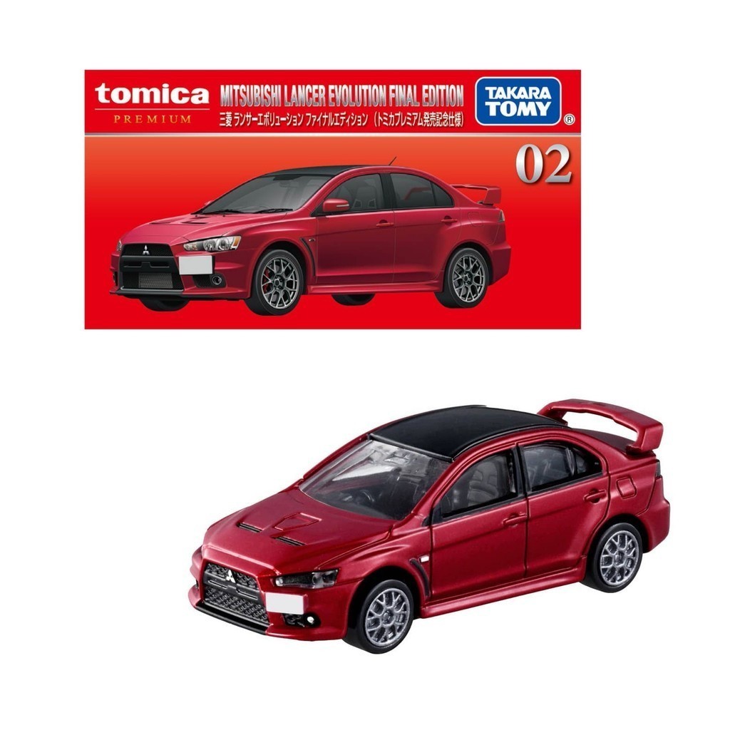 Tomica Mitsubishi Lancer Evolution Merah