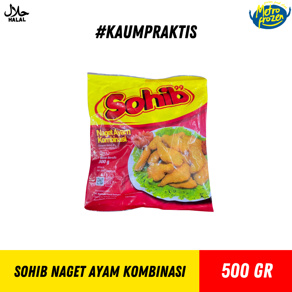 

SOHIB Naget Ayam Kombinasi 500gr