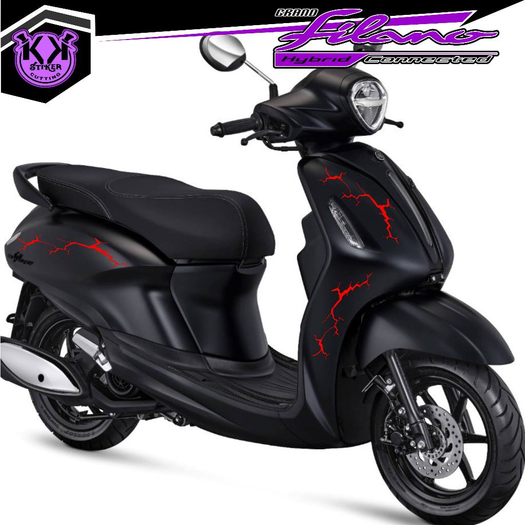 SC.372/STICKER CUTTING/STRIPING PETIR/STRIPING GRAND FILANO PETIR/STIKER PETIR/STRIPING HALILINTAR