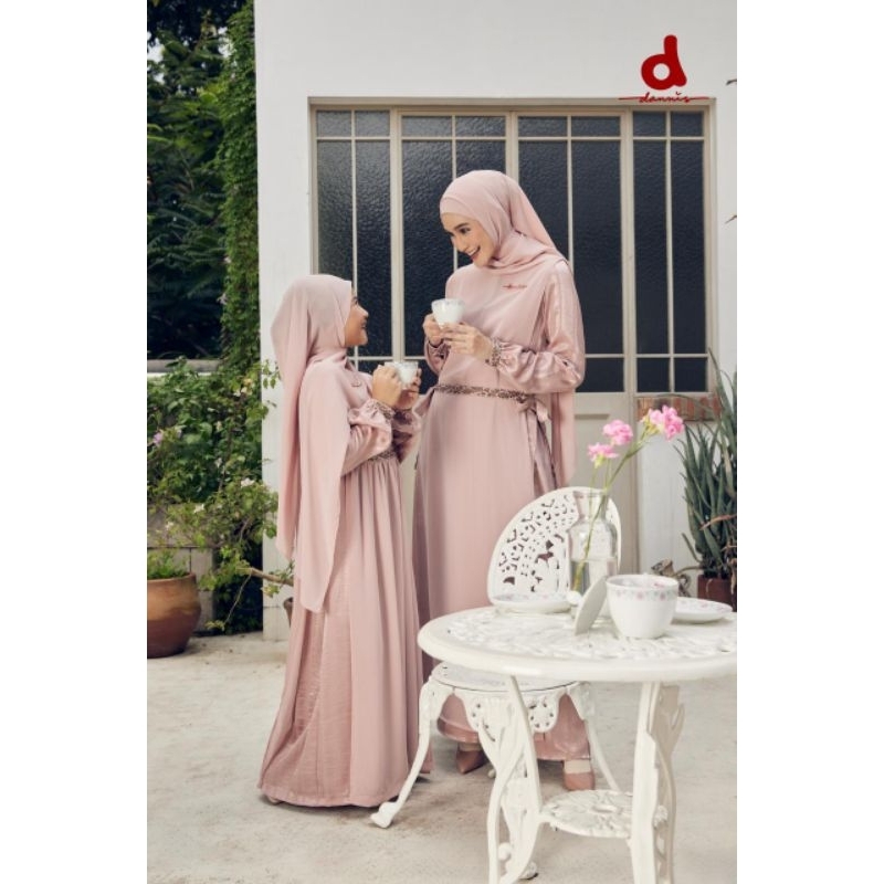 SARIMBIT MOM & GIRL D'GLAZE BY RUMAH DANNIS / SALE DANNIS / SARIMBIT DANNIS / ABAYA DEWASA / JUBAH A