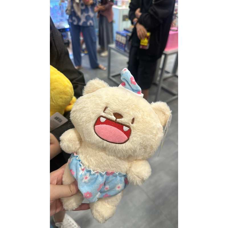BONEKA BERUANG PUTIH LUCU PAKAI KOLOR