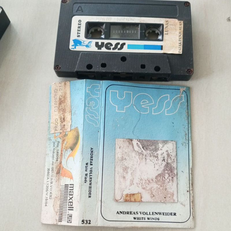 Kaset Pita Yess Andreas Vollenweider " White Windy"