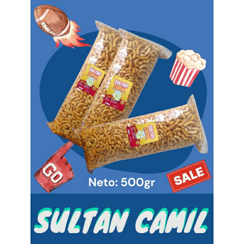 

[500gr] MAKARONI BANTAT/PIPA | RASA JAGUNG MANIS | GURIH MANIS ½KG