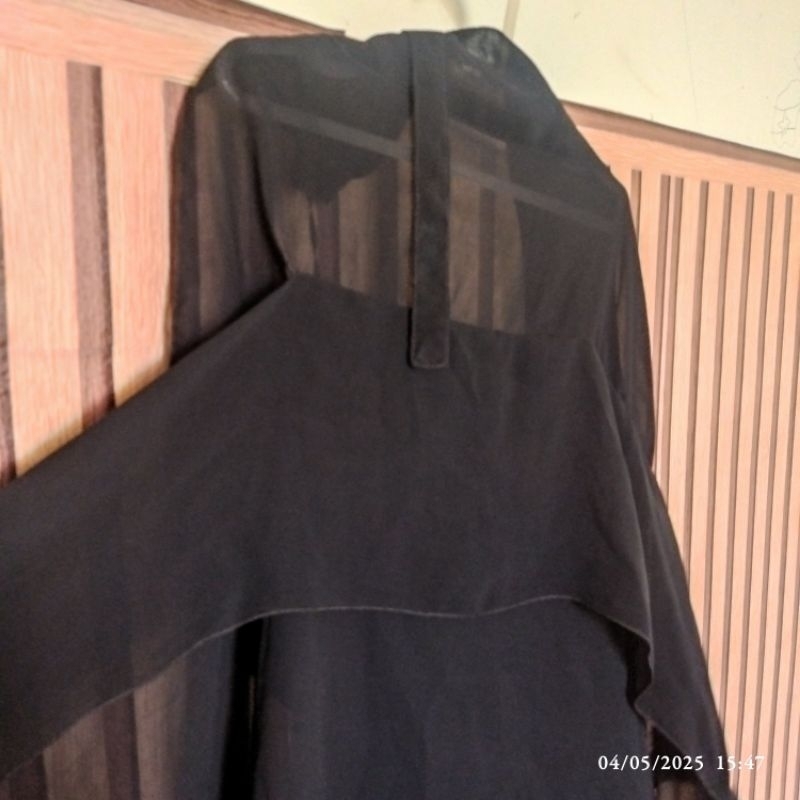 Niqab Butterfly Warna Hitam Cadar Jetblack