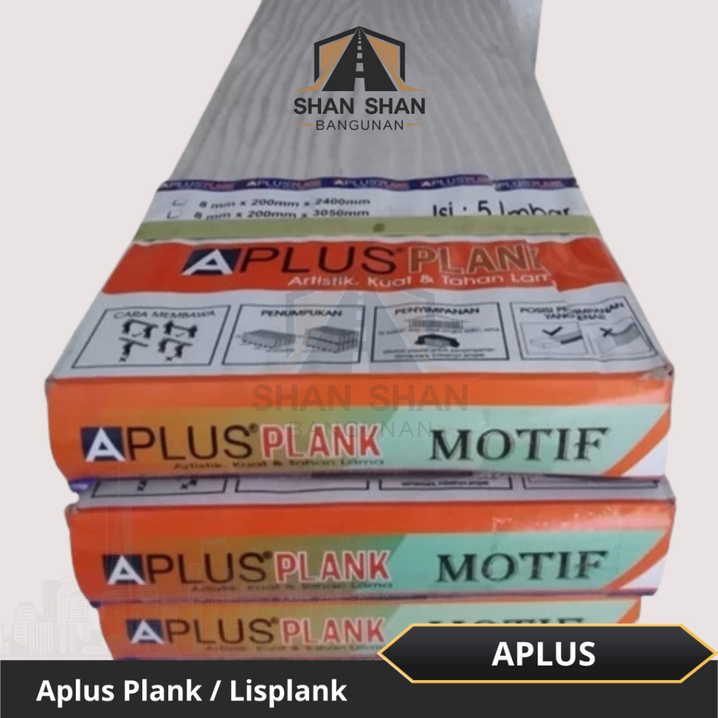 Aplus Plank 20cm & 30cm Pj 4 Meter / Lisplank Polos & Motif GRC/ Lisplang APLUS 4mtr