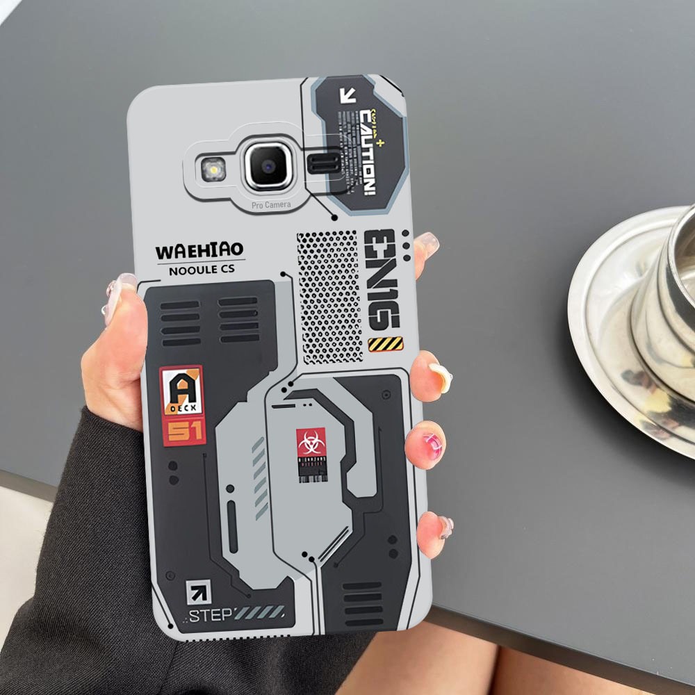 [BC01] Case Untuk Samsung J5 - Motif Mesin CPU Cyberpunk - Softcase Pro Camera, Casing HP, Pelindung