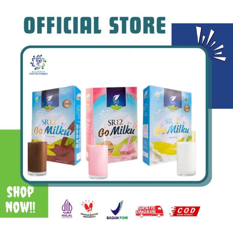 

Gomilkku sr12 200 gr susu kambing etawa bubuk vanila cokelat strawberry