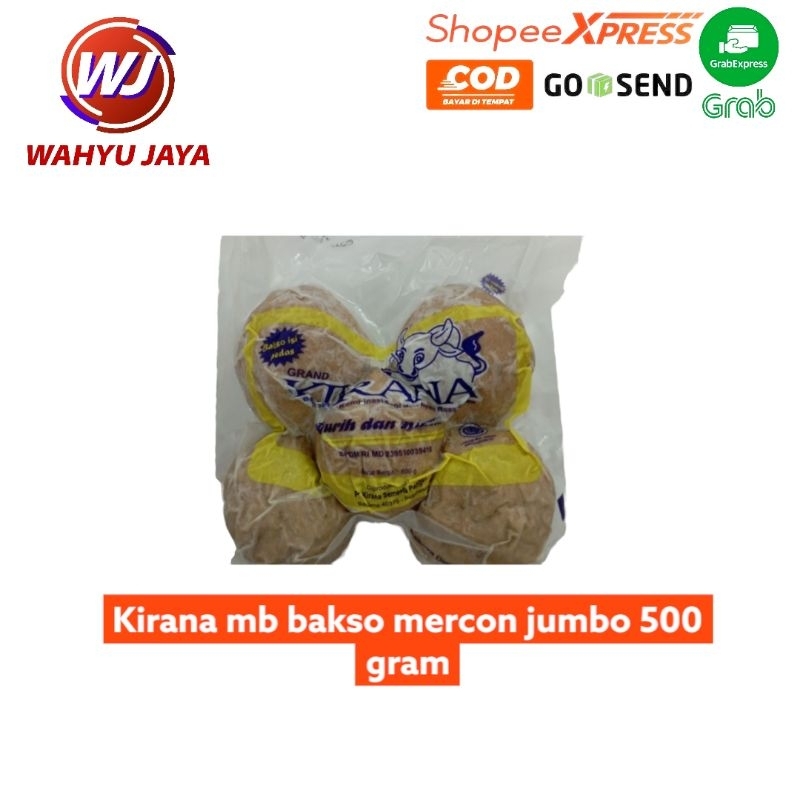 

Kirana mb bakso mercon Jumbo 500, gram