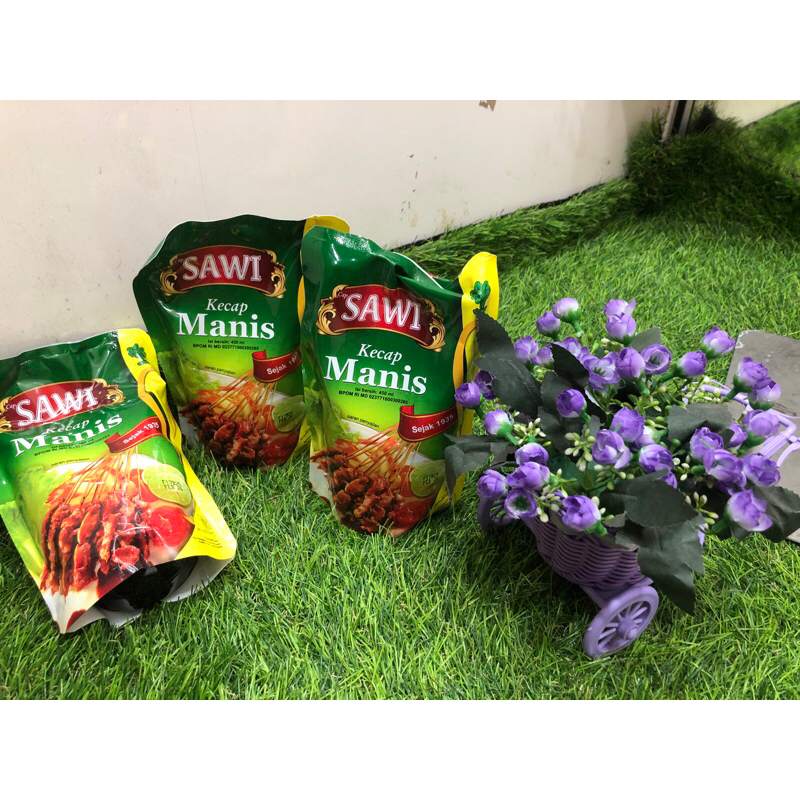

kecap manis murah sawi refill 450ml, kecapnya khas e wong kediri nda