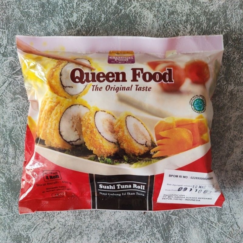

QUEEN FOOD SUSHI TUNA ROll 4pcs 400gr