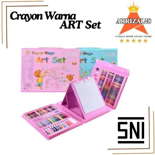 

*(BUBBLEWRAP) SNI CRAYON WARNA ART SET ALAT MENGGAMBAR & MEWARNAI ANAK LENGKAP