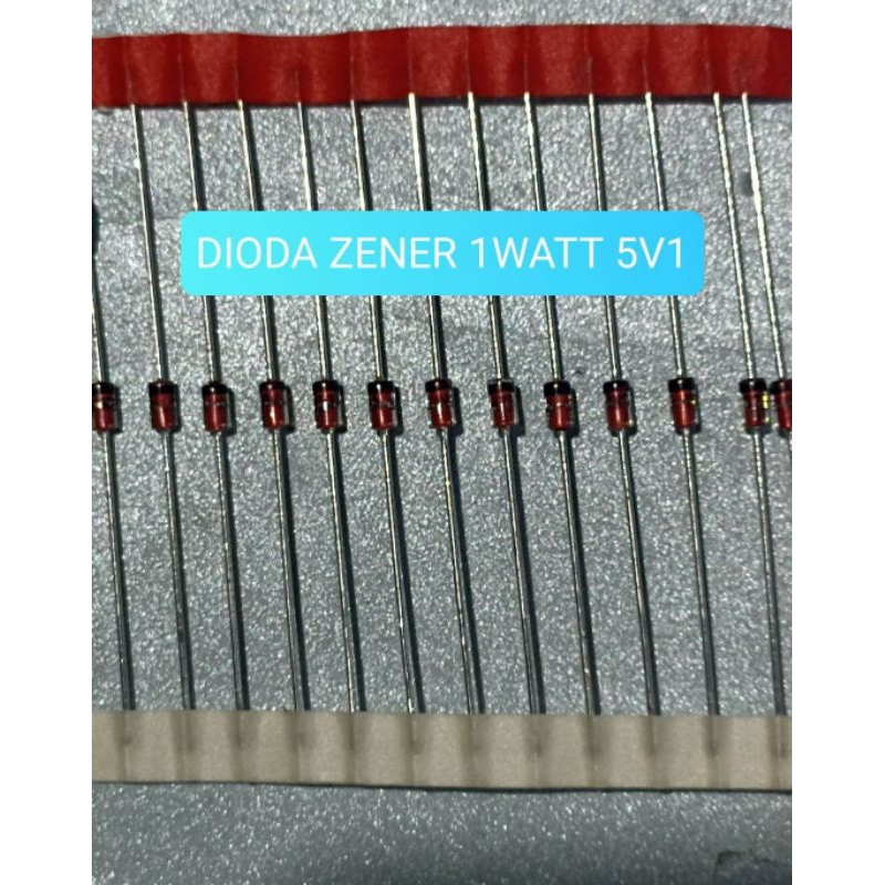 10BUAH DIODA ZENER 1WATT 5V1 1 WATT 5 V 1 ZENER