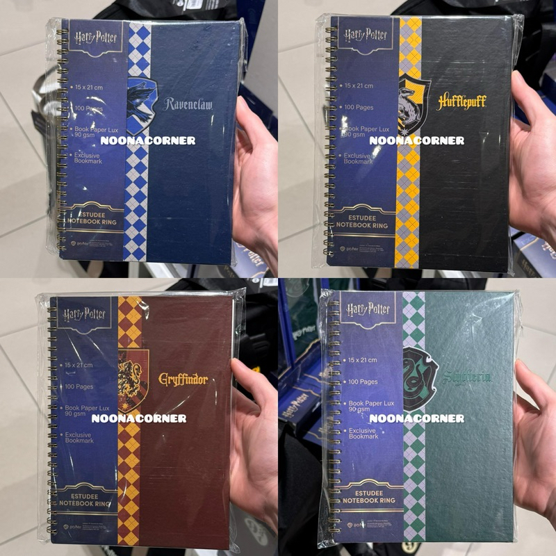 

New Estudee ‼️ Notebook Ring Spiral A5 Harry Potter Collections (Gryffindor / Slytherin / Ravenclaw / Hufflepuff)